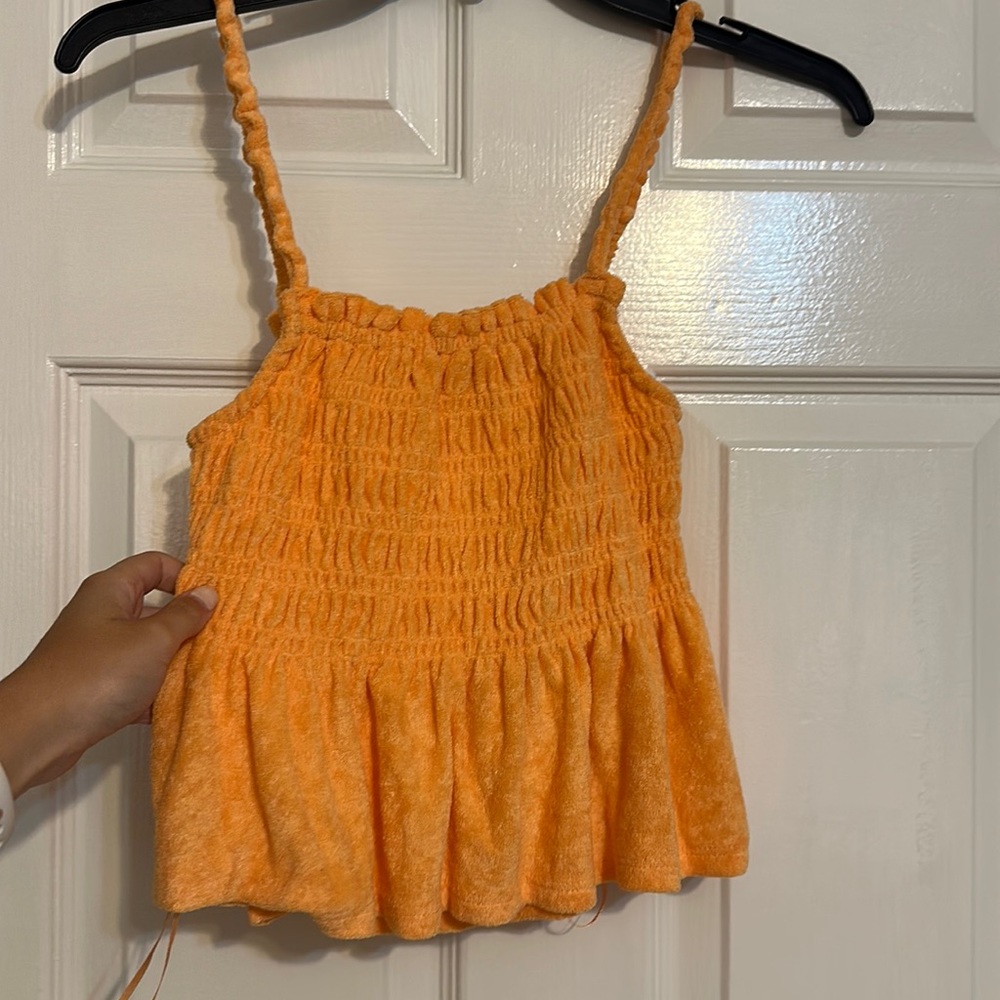 Terry Cloth Tank Top (Cropped)